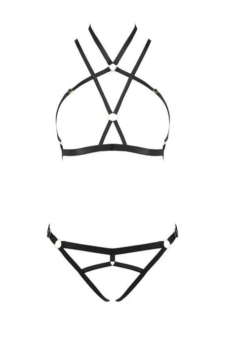 ouvert set|Nina Chain Harness Ouvert Set .